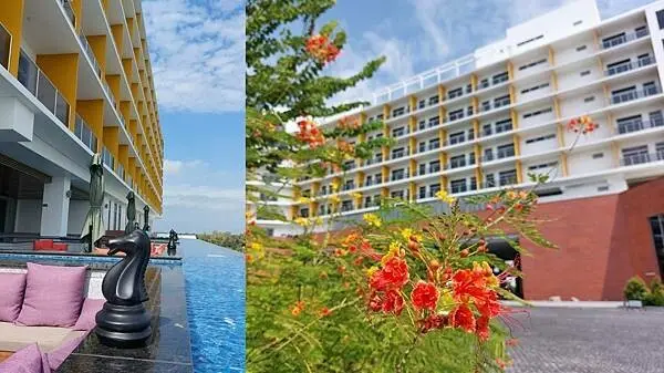 台南必住新飯店【福爾摩沙遊艇酒店 Formosa Yacht Resort】享無邊際泳池、超大房間、超澎湃自助早餐