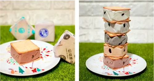 【台中美食￭宅配】松盈傳奇冰淇淋 x 三明治冰餅