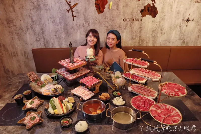 新竹浮誇系美食火鍋！超萌奶瓶牛造型牛奶鍋，痛風海鮮鍋上桌會冒煙！最便宜只要299元 - ㄚ綾綾單眼皮大眼睛