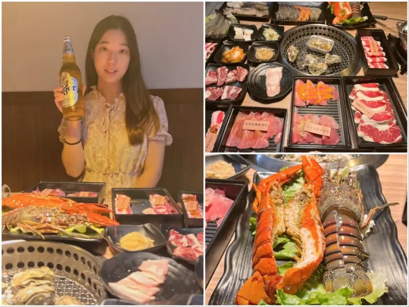 桃園市桃園區生日壽星免費請你吃龍蝦！桃園和牛燒肉吃到飽推薦｜赤富士日式無煙燒肉鍋物，不限價位享啤酒無限暢飲，快來