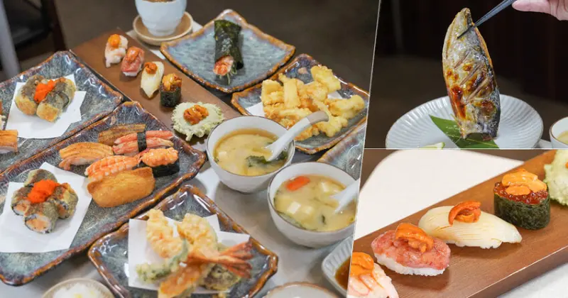 高CP值日料、超值5款澎派組合餐，日料手藝數十年之時尚舒適 春櫻壽司.日本料理.丼飯 - 跟著尼力吃喝玩樂＆親子生活
