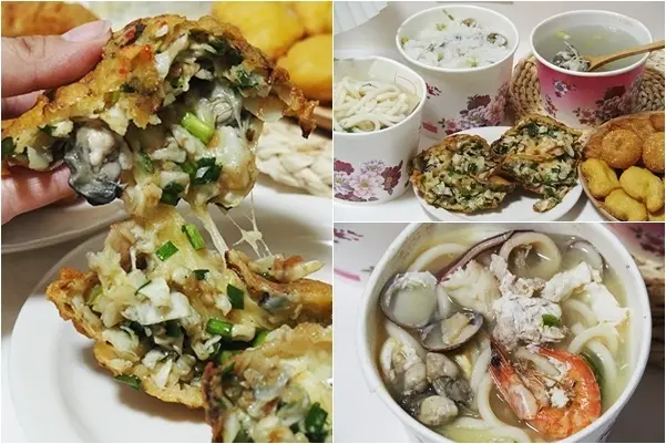 桃園中壢｜蚵板印象蚵嗲專賣．健行科大附近超罪惡蚵嗲，牽絲起司好狂～滿滿餡料一咬爆出來！