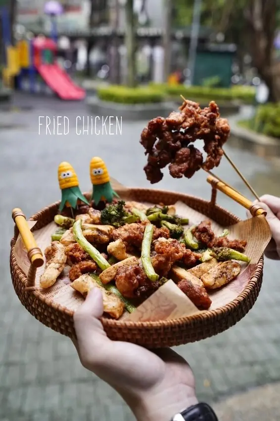 【信義美食】暖男炸雞 - 炸雞與焦糖的結合，鮮嫩多汁炸雞排，香酥魚下巴，ＱＱ魚香甜不辣，台北信義永吉路美食推薦，內有菜單