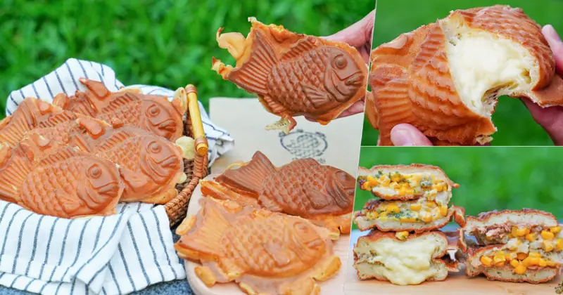 日本職人專精手法，乳香外皮酥脆 鯛日堂たい焼き X 下午茶經典美食必追.野餐、散步美食 - 跟著尼力吃喝玩樂＆親子生活