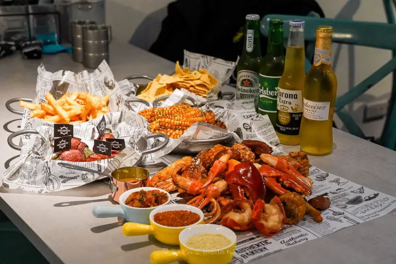 台北市大安區106 Harbor美式海鮮餐廳  美式炸海鮮桶 宵夜時段加碼送啤酒 台北宵夜餐廳推薦