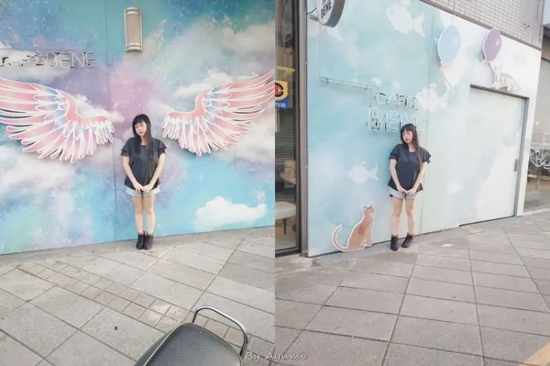 [台南中西區咖啡廳推薦]來自於韓國品牌CaffeBene咖啡伴/網美咖啡廳好好拍/甜心草莓派思脆好吃好拍超推薦