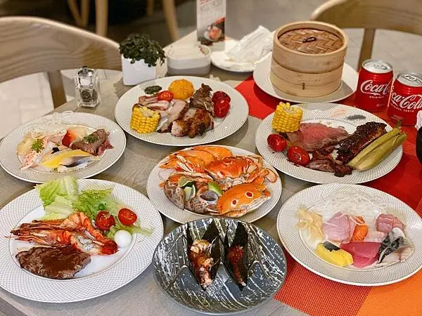 [吃到飽] 遠東CAFÉ自助餐廳 台北遠東香格里拉buffet吃到飽 #大安區信義安和站美食 @蛋寶趴趴go