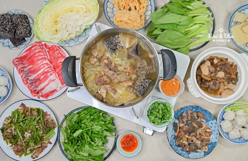 彰化芳苑冷凍宅配藥膳羊肉爐，煨煮羊肉、羊滷味雙拼 *妮妮布魯