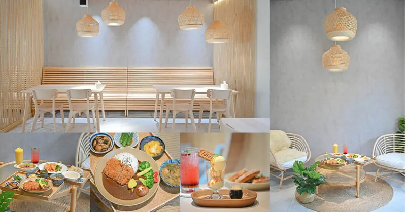 三月半 咖啡|南投草屯清水模清新風格簡餐店，咖啡、定食簡餐、下午茶 Nini and Blue 玩樂食記