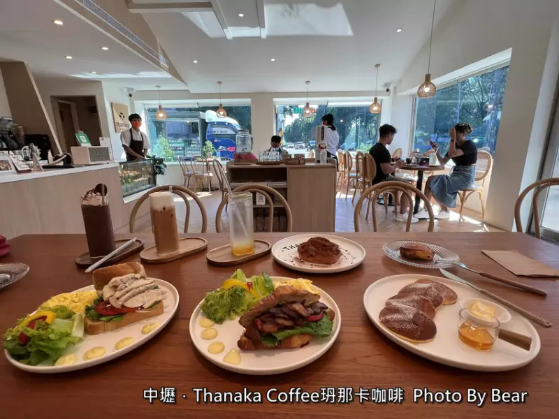 【中壢】「Thanaka Coffee玬那卡咖啡．來自緬甸的清新質感風特色咖啡館（米線/輕食甜點/近龍岡圓環.忠貞市