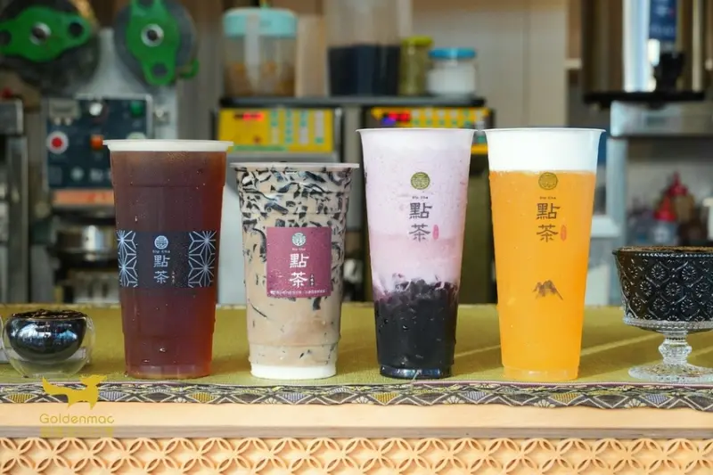 台中美食｜點茶三昧 網友超推飲料新品牌 中美街夜市也喝的到了 巨峰葡萄做成的果條必點必喝