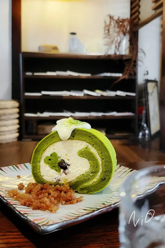 [嘉義東區]堀川茶事。抹茶生乳捲/大人味昭和布丁/青檸蜂蜜一保堂抹茶氣泡飲/丸久小山園抹茶拿鐵