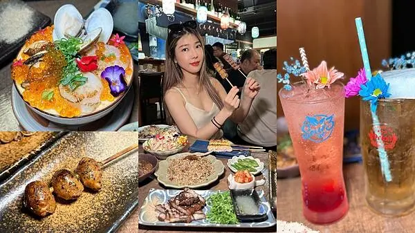 [板橋美食] 炭吉郎居酒屋 特色調酒 炭火串燒 創意私房料理 板橋超人氣平價好吃的屋酒屋 #板新站美食 @蛋寶