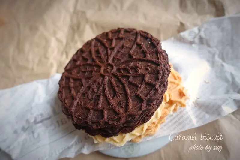 公主爸爸手作烘焙坊❤牽絲焦糖蕾絲酥餅