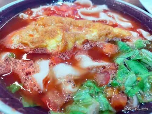 (士林美食)「老北投傳承家鄉味」福華店 --- 獨門湯頭熬煮成的「西紅柿蛋麵」，極致鮮美一吃難忘!