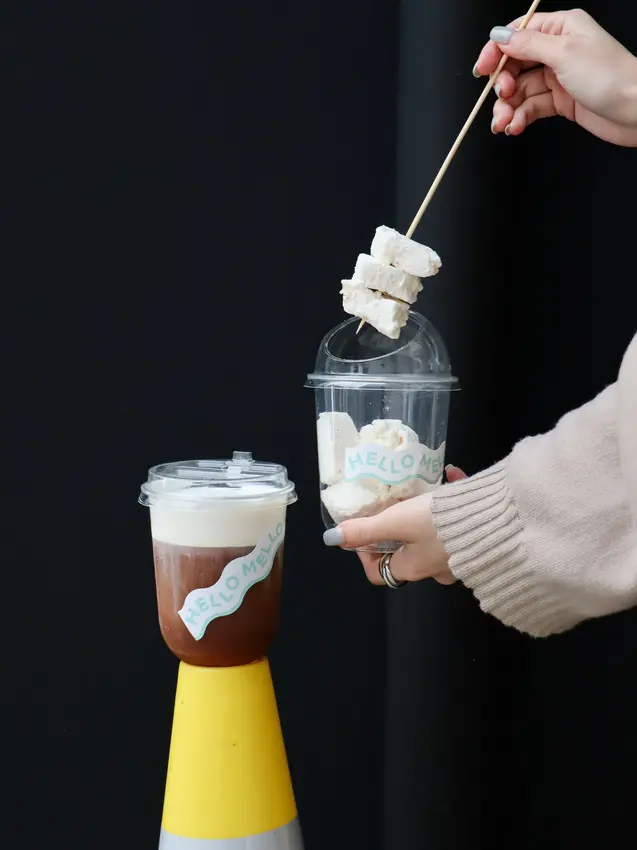 東區新開幕外帶棉花糖咖啡