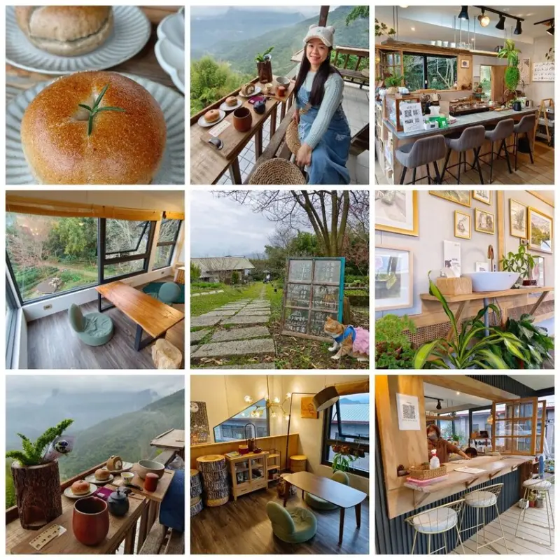 【嘉義.太和】超美雲海茶屋下午茶推薦。山角鐵茶屋品秋分烏龍+貝果+蛋糕寵物友善