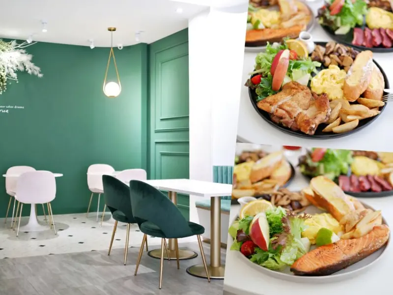 台南早午餐推薦｜外酥內嫩的迷迭香雞腿吃起來『康晨手作廚房』隱藏在巷子裡的神美韓系早午餐 - 曼達愛吃鬼