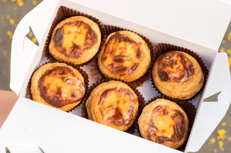 平均一顆只要20出頭的蛋塔，又大又飽滿，連在地人也很少知道的美味~