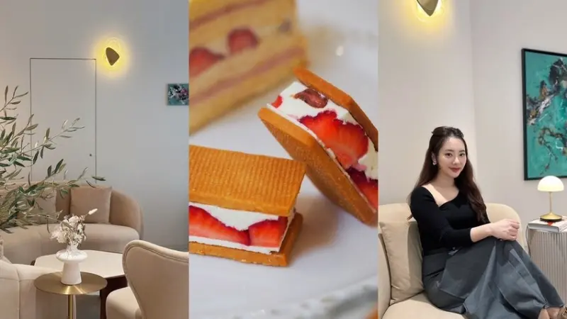 台北經典千層蛋糕《 時飴 approprie 》仁愛圓環店 送禮推薦必收「草莓三明治餅乾」時飴禮盒.ᐟ.ᐟ