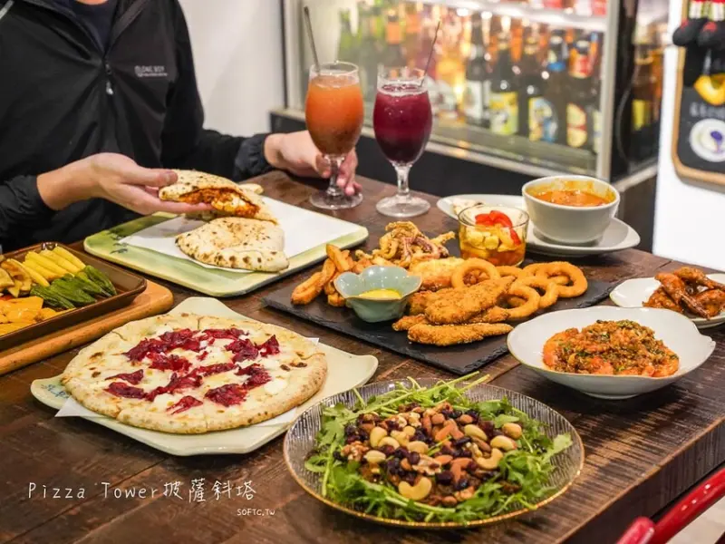 新店披薩「披薩斜塔Pizza Tower」選擇超多新店美食餐廳聚餐推薦