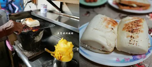 茗馨點心世界 ❙ 隱藏版碳烤饅頭一顆20元，東港第二市場內，銅板價東港宵夜!