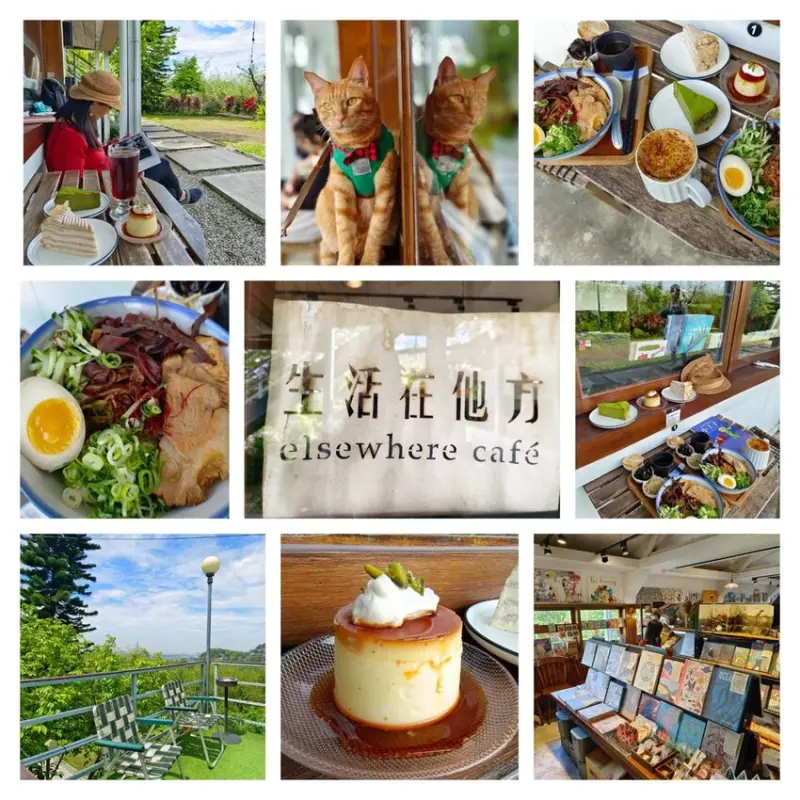 【台北.貓空】生活在他方夜貓店兒童繪本咖啡廳。戶外寵物友善空間。推千層蛋糕+重慶麻辣乾拌麵