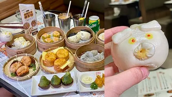 [新莊美食] 點點心台灣 新莊宏匯店 點點心 美味人氣排隊 港點 港式奶茶 #新莊副都心美食 @蛋寶趴趴go