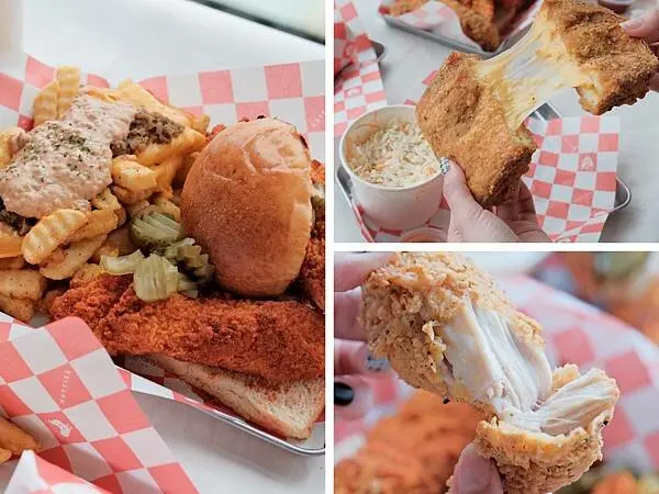 【桃園美食】Hotties Fried Chicken美式辣炸雞-桃園統領店～飲料無限暢飲、桃園炸物外帶、桃園美式餐廳推薦～