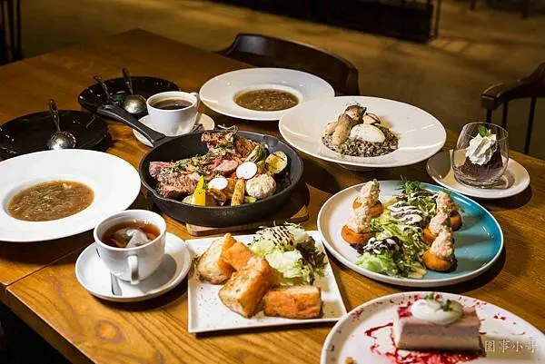 青埔華泰名品城美食-JK Studio 義法餐廳-桃園華泰，白天的明亮對比夜晚的沉靜，一間美味餐點與溫馨服務並重的優質餐廳。