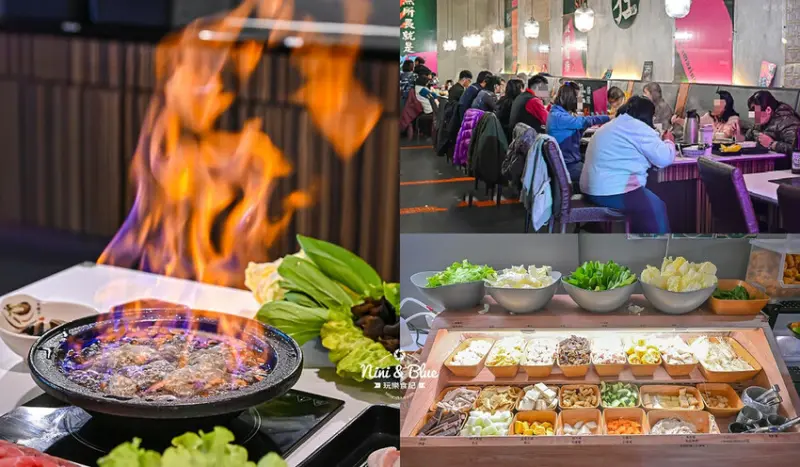 台中火鍋推薦，獨特爆炒台式鹹香湯頭，個人鍋299元起就有蔬食自助吧