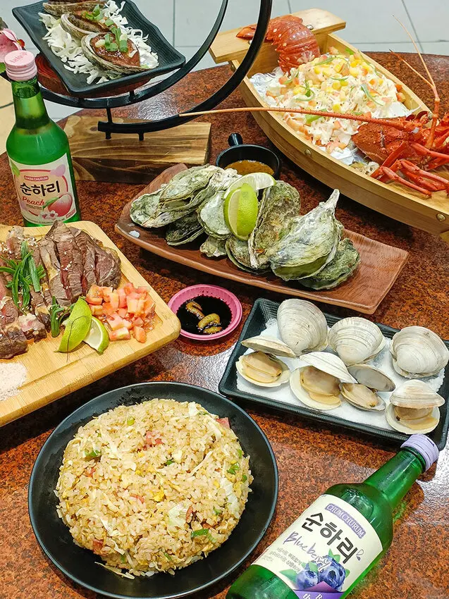 好爸爸海鮮燒烤 | 養殖缸快炒店，牡蠣、奶油蛤和龍蝦界的LV水姑娘龍蝦！