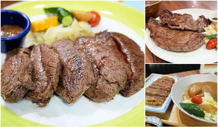 超大雪花牛排加量不加價，還有多樣中式餐點選擇