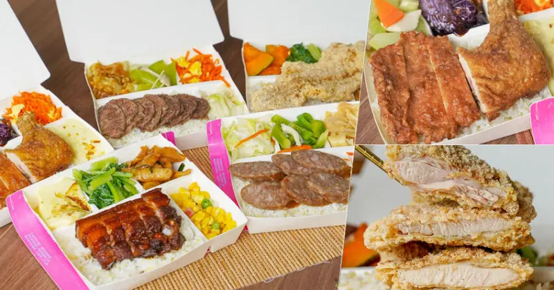 獨特添加營養小米、澎派雙拼、三拼之御蕎園排骨飯 高雄便當餐盒 X 學生免費加飯、免費飲料、湯品 - 跟著尼力吃喝玩樂＆親子生活