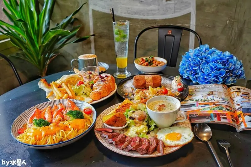 春三朝午｜台中浮誇大份量全日早午餐，還能吃到毛巾捲蛋糕，漂亮好拍網美裝潢