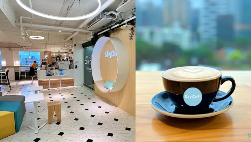 【南京復興站】藏在辦公大樓16樓的文青咖啡廳，大窗視野佳，早上08:30營業有賣早餐，無服務費(附完整菜單)