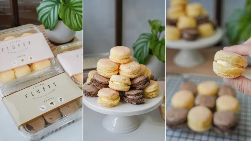 高雄美食｜超經典芙菲小圓餅大顆澎鬆好好吃/小熊菓子 BEAR BAKERY 高雄新光左營店快閃