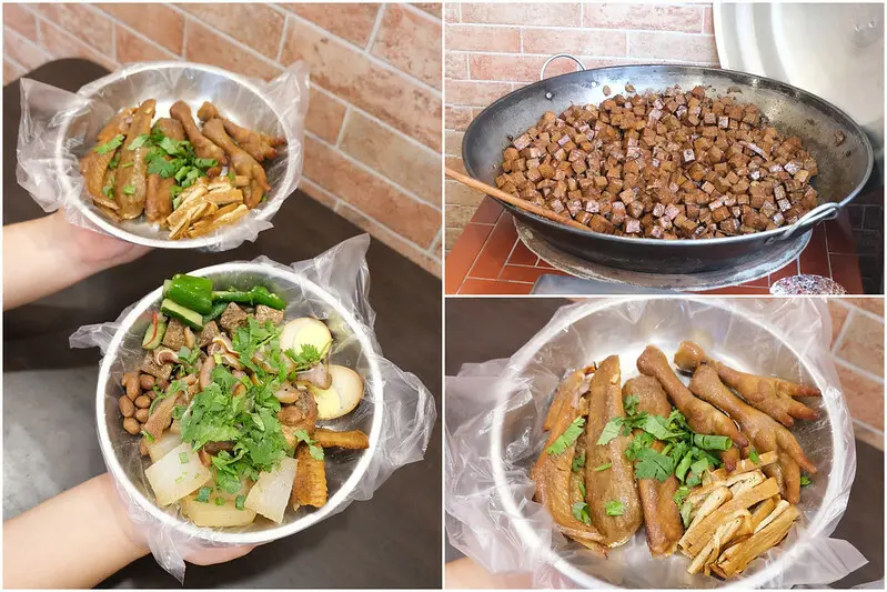 【淡水老街小吃推薦】萃年華滷味(淡水老街店)，必嚐超入味豆干、肉質紮實帶有煙燻香的鴨翅，加辣吃更過癮喔!（交通位置、必點品項及餐點口味）   