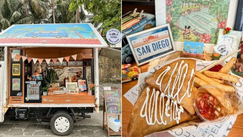 屏東美食｜墾丁恆春必吃/濃厚異國攤車老闆娘超熱情火辣/恆春·浪頭叔叔 餡餅專賣店