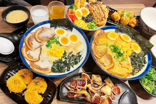 CP爆表！105元吃飽飽，免費加麵不用錢，還附飲料、味噌湯無限續！