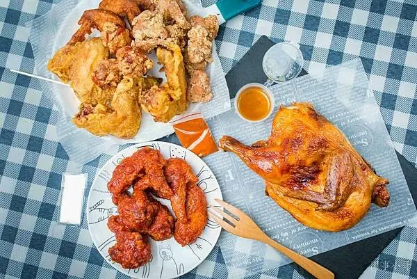台北中山區美食-囂張吃翅中山林森店，大推金黃多汁氣炸烤半雞！招牌的各式經典吃翅也不要錯過喔！