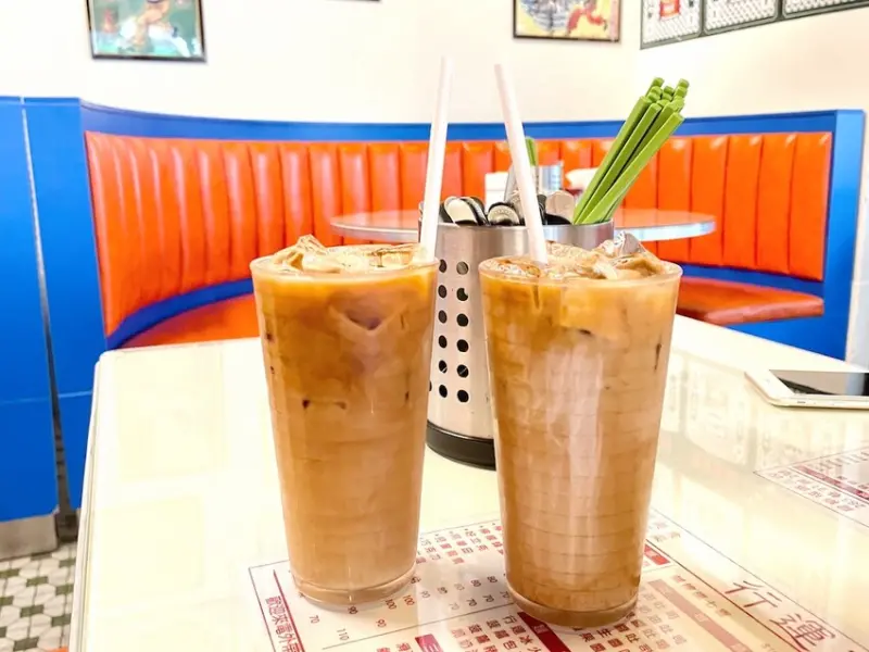 台電大樓｜行運冰室，台大附近的港式茶餐廳，喝奶茶、吃香港風甜點，開心的午後下午茶時光。 2022-06-26