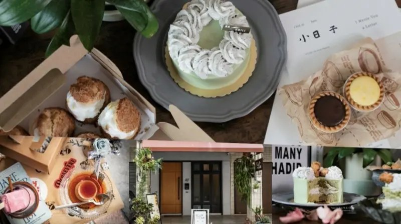 台中西區｜咖啡甜點 Ka chill 笑甜點 神隱住宅區的甜點專賣-戚風蛋糕／手工泡芙還有酸甜檸檬塔 內用開放