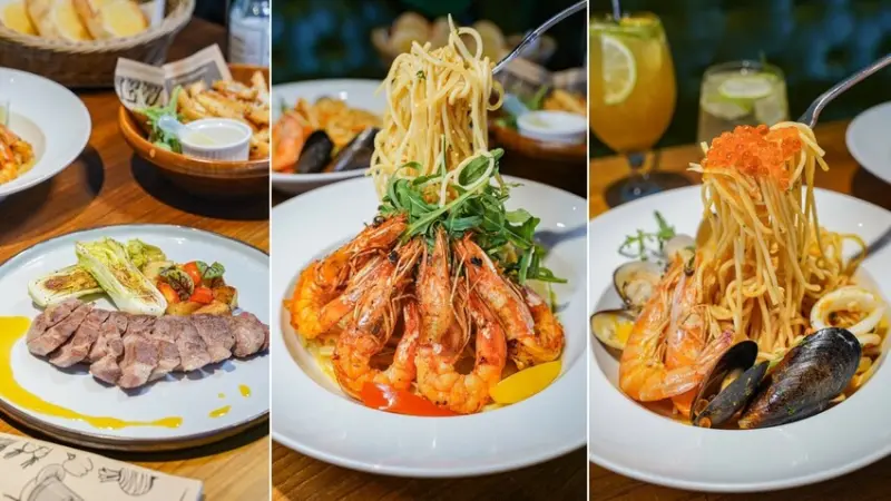 高雄美食｜真材實料海鮮義大利麵/食材新鮮很澎湃 CP值高/Rest Run 瑞思特義式料理