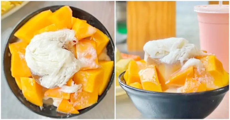 夜貓子也能吃到新鮮的芒果冰！除了吃冰、喝果汁外，必點的其實是鍋燒意麵！名信木瓜牛乳專賣店  台南美食│台南吃│台南旅遊│文南路美食│南區美食