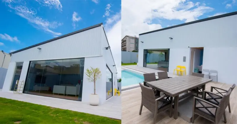 【臺南住宿】百坪獨棟villa民宿｜安平包棟住宿｜室外庭園泳池｜BBQ設施｜烹煮設備~~拾光旅宿世平二館 - 南人幫