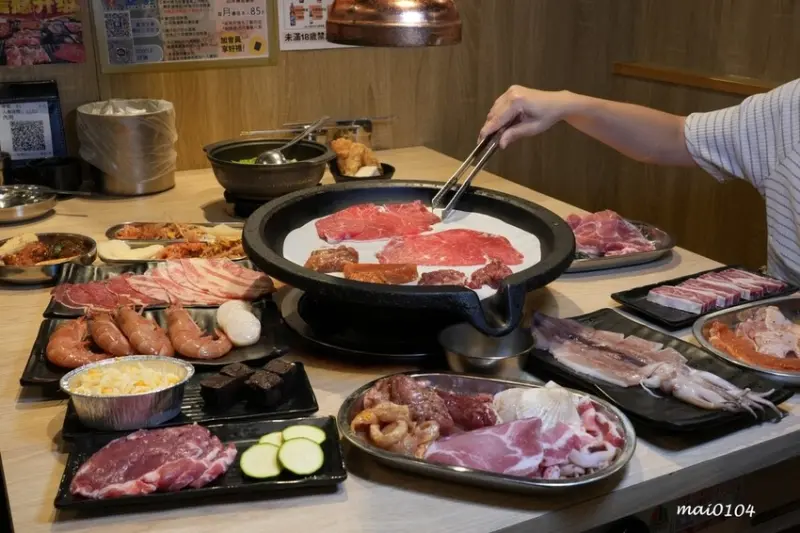 林口龜山燒烤推薦｜豬對有燒烤吃到飽林口文化店～韓式烤肉．火鍋無限吃到飽，當月壽星用餐本人享85折優惠