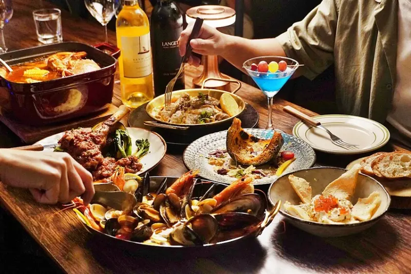 台北.中山區│瑪喜餐酒館Marée Taipei，巷弄裡美翻天的餐酒館，藍帶主廚法式料理美味到天花板高度，絕無冷場氛圍與餐點讓人愛爆! - 安妮的天空