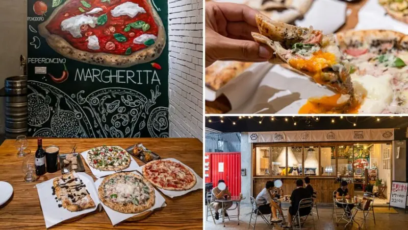 義大利認證道地義式披薩，拿坡里餅皮香又有嚼勁，羅馬餅皮則酥脆可口，林口街新開幕異國美食推薦，寵物友善餐廳｜Pizza三次方