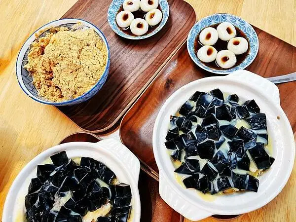 ||吃。花蓮|| 朵店掌冰 黑糖麻糬麵茶冰特別又好吃